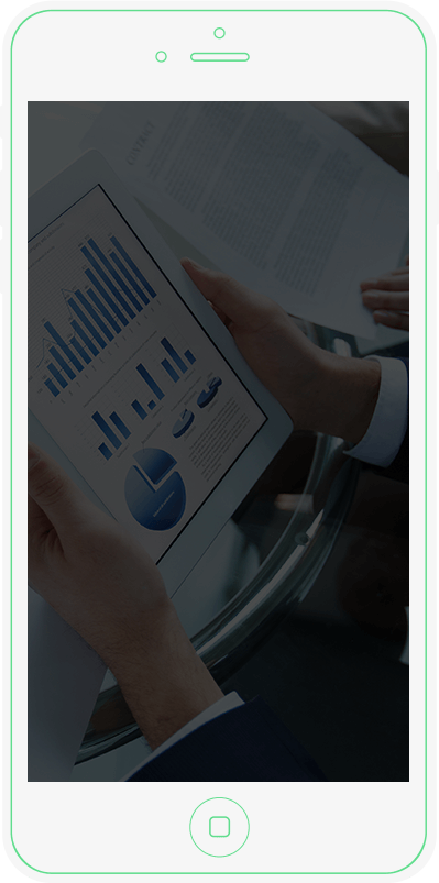 IPHONE MARKETING MARKETING ON A TABLET LOOKIN AT IPHONE